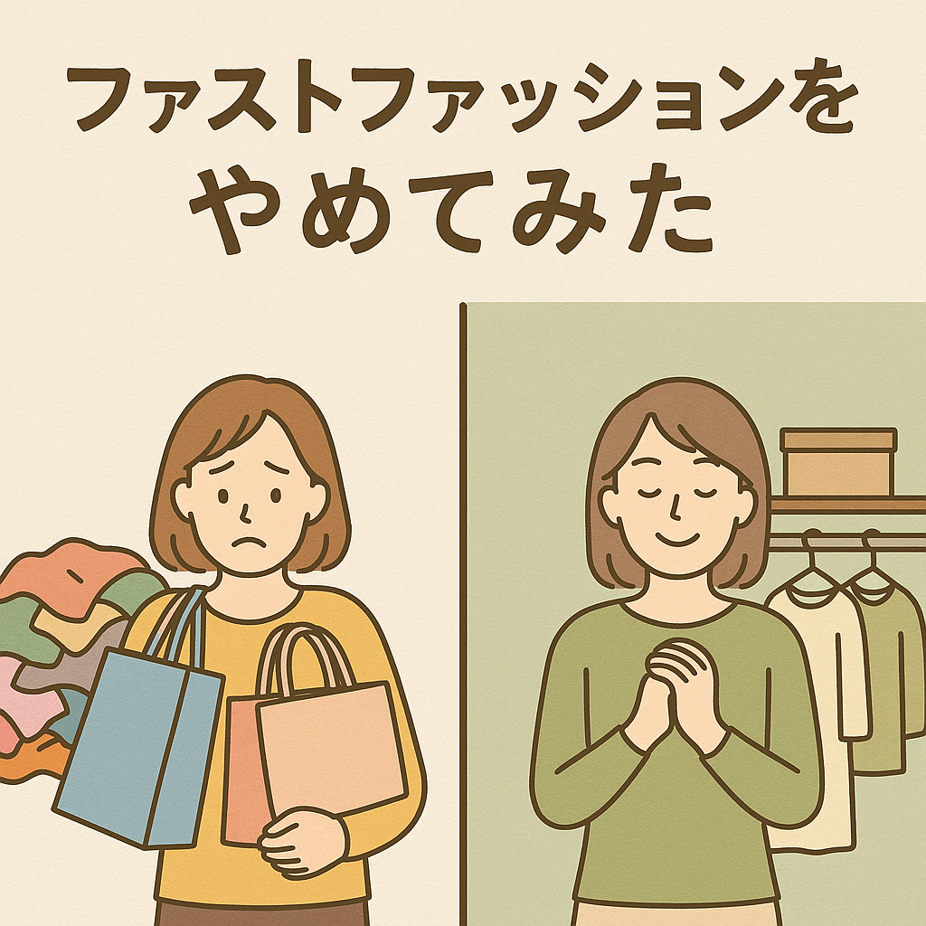 「ファストファッション」をやめてみた